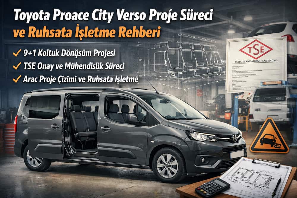 Toyota Proace City Verso Dönüşüm Ve Proje Rehberi
